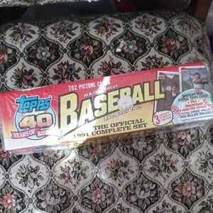 Topps Baseball Complete Set Box - Red, Yellow